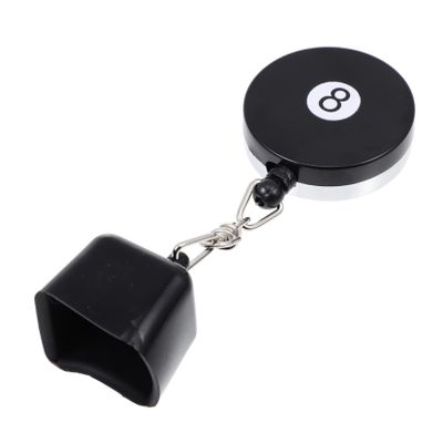 BESPORTBLE Portable Rubber Pool Cue Chalk Holder Durable Billiards Accessory for Chalk Protection and Compact Design for Pool Table Enthusiasts Black