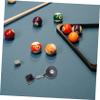 BESPORTBLE Portable Rubber Pool Cue Chalk Holder Durable Billiards Accessory for Chalk Protection and Compact Design for Pool Table Enthusiasts Black view 2