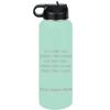 LaserGram Personalized Water Bottle, Bible Verse Philippians 4-13, Stainless Steel Double Wall Vacuum Insulated with Flip Top Straw, Custom Engraved Gift (40oz / 1180ml Teal) view 1