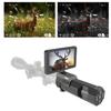 BESTSIGHT Night Vision Scope,DIY Night Vision(Day and Night),Quick Installation Barrle,5" Display Screen with 5w 850nm Infrared Illuminator,View 200m in Night,for 38-44mm Eyepiece Scope (TMNV09)