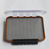 Large Fly Box for Fly Fishing Flies, Double Sided Waterproof Fishing Tackle Storage Boat Foam Fly Fishing Box (Grey Foam Insert, Only Box) view 3