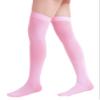 Lastclream Women Costume Thigh High Silk Stockings for Girls Over Knee Socks Cosplay Knee High Hosiery (Pink) view 2