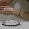 PROSTEEL Black Tennis Bracelets for Women 6.5 Inch Stone Cubic Zirconia Crystal Bracelet Bangle view 2