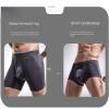 Tons 3D Modal Man Breathable Underwear with Penis Pouch Boxers Avoid Leg Friction Sport, Fashion Gay Briefs, Plus Size Lingerie (black,XXL) view 4