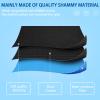 Aoriher 3 Pieces Bowling Ball Towel Shammy Pad Rag Bowling Ball Microfiber Towel Easy Wipe Off Grip for Cleaning from Dirt Oil Accessories(Classic,7.8 x 7.8 Inch,Blue, Fuchsia, Blue Violet) view 3