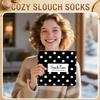 sockfun Slouch Socks for Women - White Slouchy Socks with Scrunch Effect - Perfect 80s/90s Style Gifts view 2