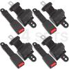 Dewkake Golf Cart Seat Belts Kit, 4pcs Universal Retractable Front and Rear Golf Cart Seat Belt Kit for EZGO, Club Car view 4