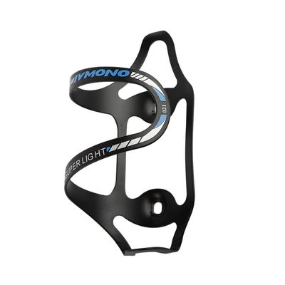 Bicycle Water Bottle Holder Self-propelled Mountain Bike Water Bottle Cage with Screws Aluminum Alloy Light Right Opening Road Bike Water Cup for Mountain & Road Bikes (Black-Blue)