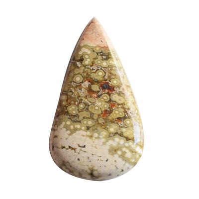ABC Jewelry Mart Natural Ocean Jasper Cabochon Rectangle Shape Size 44x23x5 MM Jewellery Making Pendant Cabochon