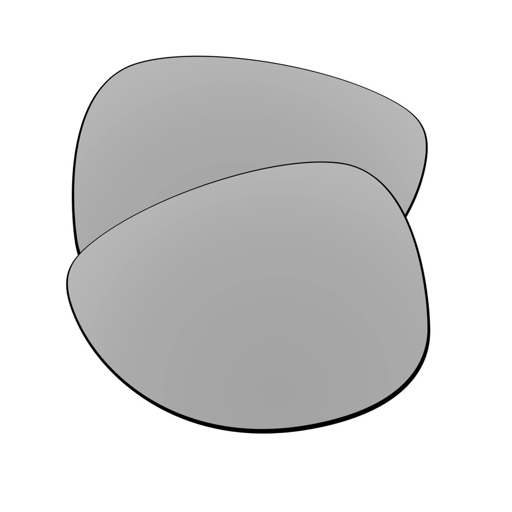EZReplace Lenses Replacement for Oakley Feedback OO4079 Sunglasses (Polarized Lenses) - Fits Oakley Feedback Frame (Metal Silver)