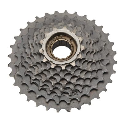 1332T 9 Speed Threaded Freewheel, Steel Hub Type Threaded Bike Cassette Replacement Hardware Accessory for Mountain Road Bike