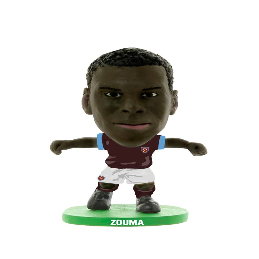 SoccerStarz SOC1573 West Ham Kurt Zouma Mini Football Figure, 5 cm