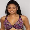 Curvy Couture Curvy Couture Women's Tulip Sexy Lace Plus Size Push Up Bra , Retro Roses, 44C view 4