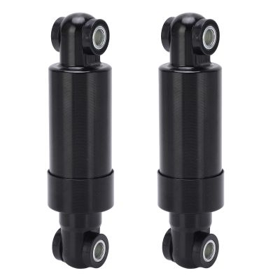 Aramox Electric Bike Shock Absorber, Black Steel Alloy, 750lbs Load Capacity, 110mm Length, for Folding Scooter, 2-Pack