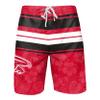 Atlanta Falcons NFL Mens Hibiscus Boardwalk Stripe Boardshorts view 1