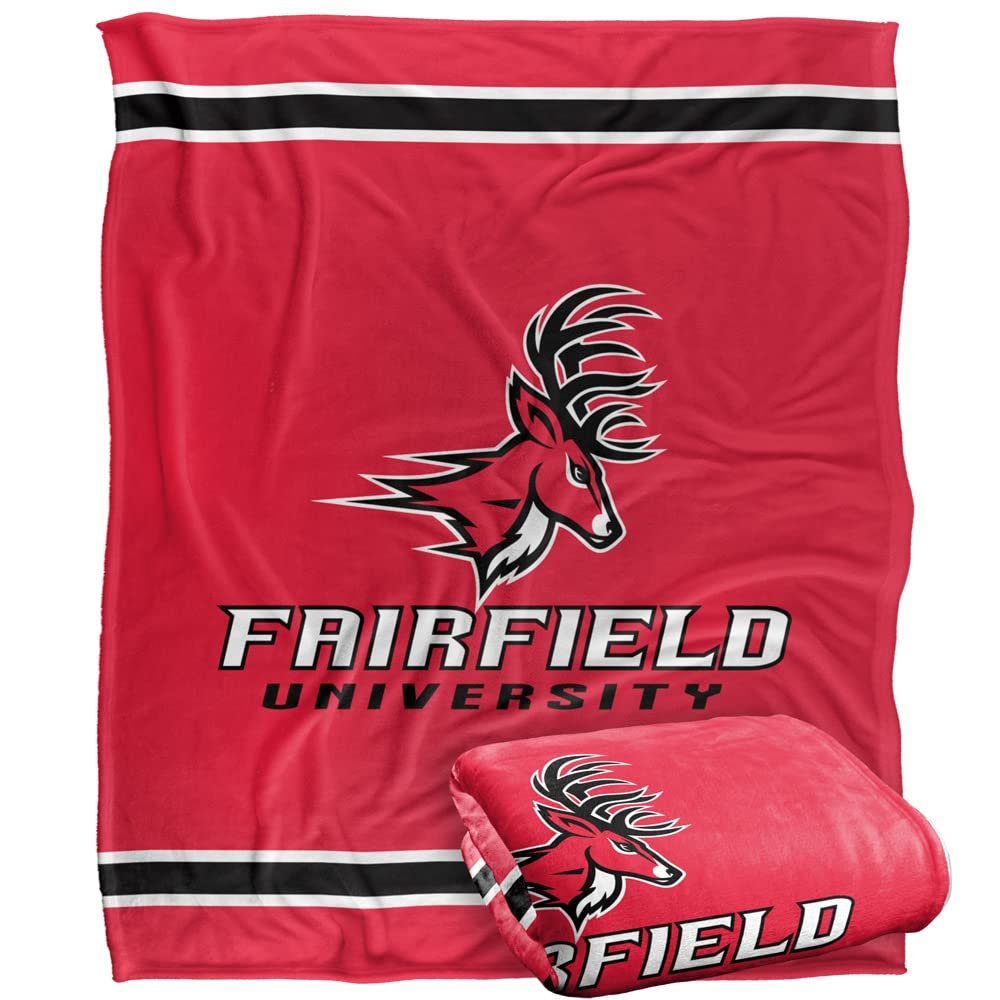 Fairfield University Stags Blanket, 50"X60" Primary Logo,Silky Touch Super Soft Throw Blanket 50" x 60"