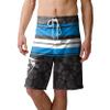 Carolina Panthers NFL Mens Hibiscus Boardwalk Stripe Boardshorts view 2