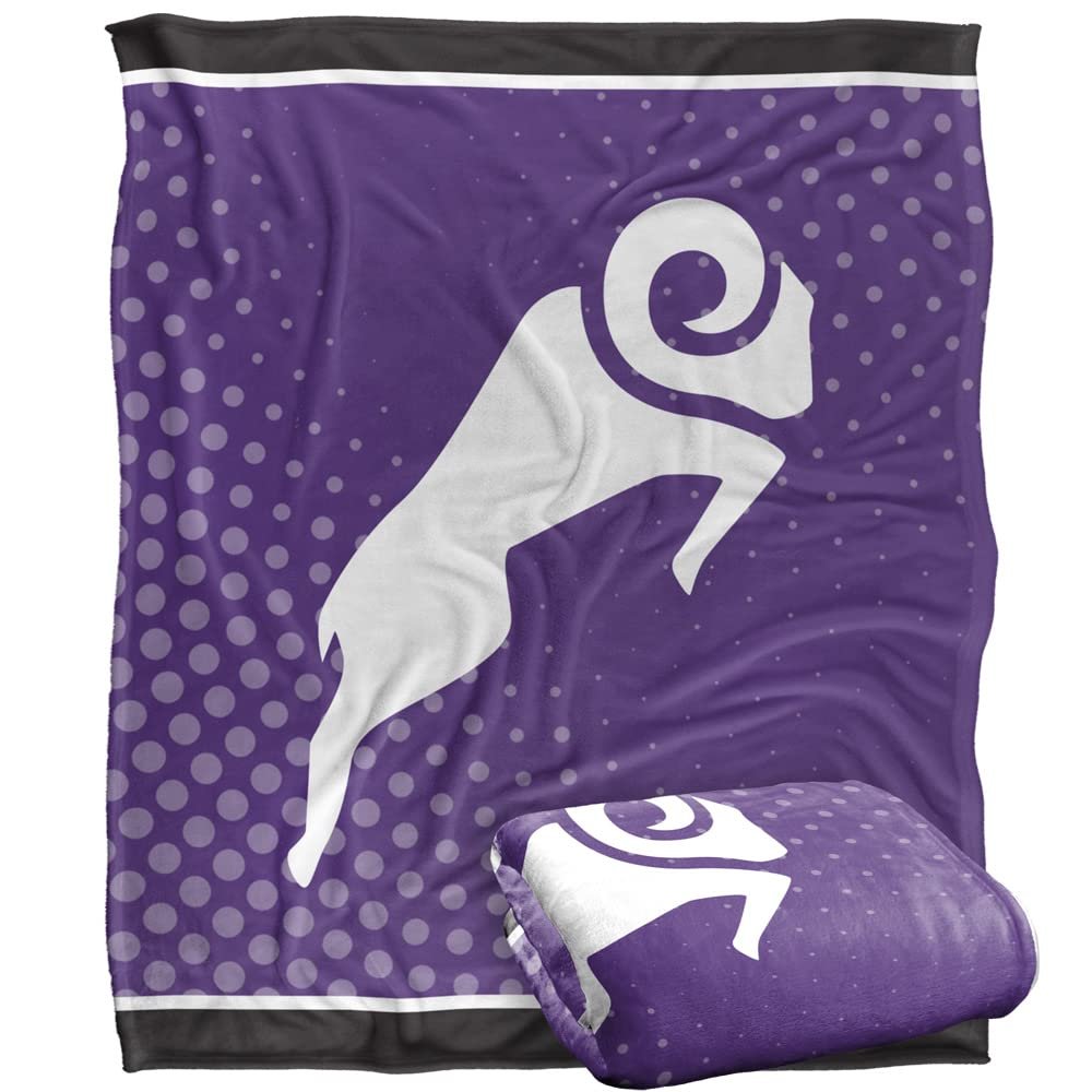 Cornell College Rams Blanket, 50"X60" Logo Dots,Silky Touch Super Soft Throw Blanket 50" x 60"