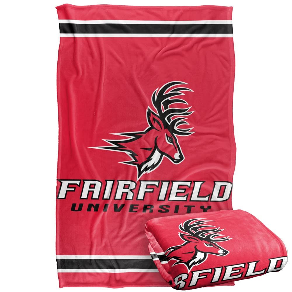 Fairfield University Stags Blanket, 36"x58" Primary Logo,Silky Touch Super Soft Throw Blanket 36" x 58"