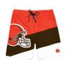 Cleveland Browns NFL Mens Color Dive Boardshorts Version 2 view 3
