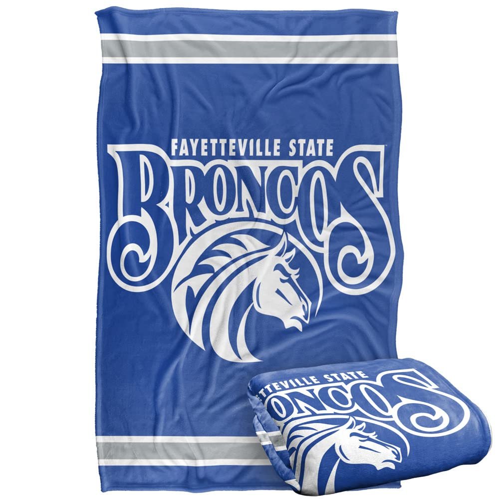 Fayetteville State University Broncos Blanket, 36"x58" Primary Logo,Silky Touch Super Soft Throw Blanket 36" x 58"