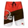 Cleveland Browns NFL Mens Color Dive Boardshorts Version 2 view 1