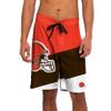 Cleveland Browns NFL Mens Color Dive Boardshorts Version 2 view 2