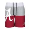 Alabama Crimson Tide NCAA Mens 3 Stripe Big Logo Swimming Trunks view 1