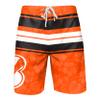Cincinnati Bengals NFL Mens Hibiscus Boardwalk Stripe Boardshorts view 1
