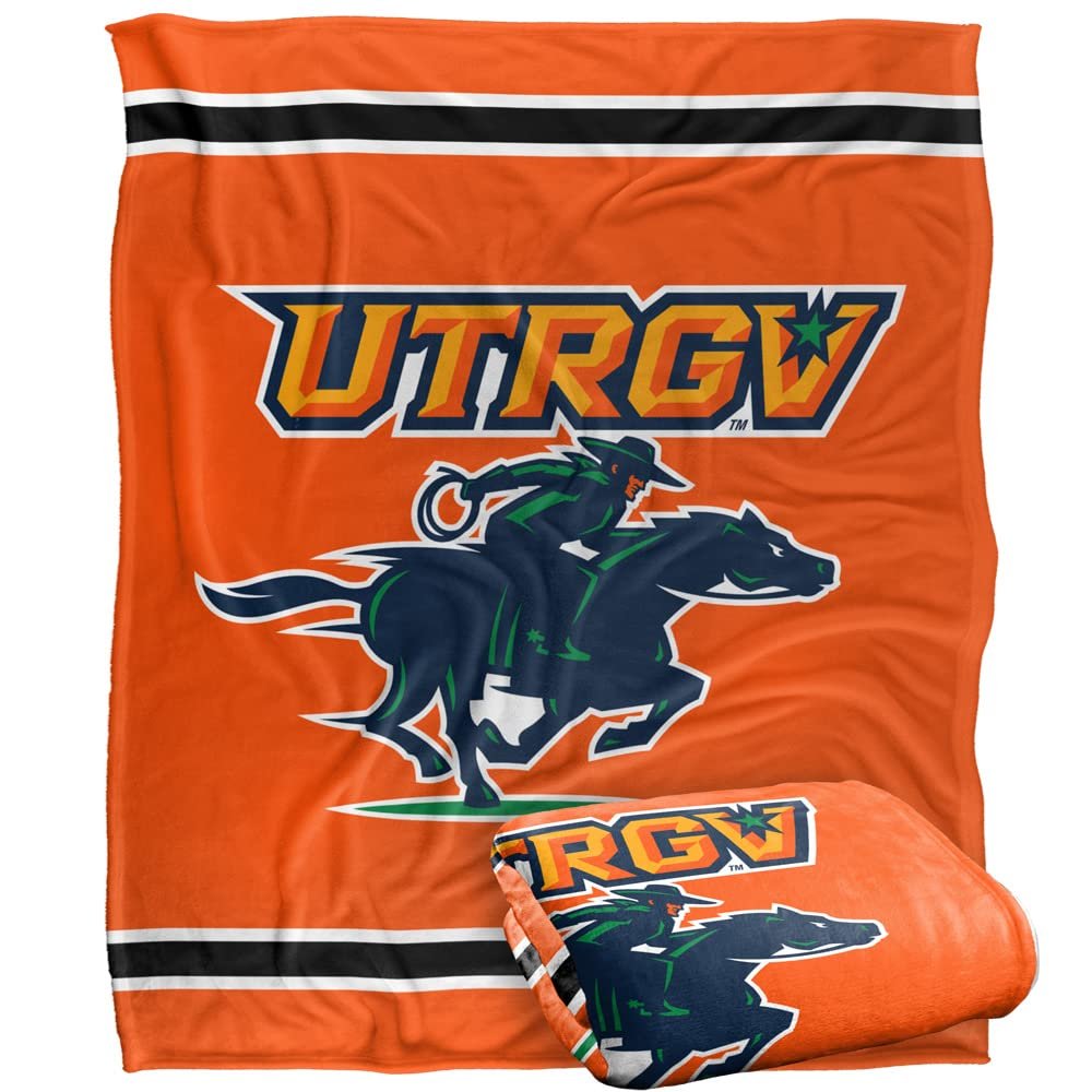 University of Texas Rio Grande Valley Vaqueros Blanket, 50"X60" Primary Logo,Silky Touch Super Soft Throw Blanket 50" x 60"