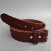 1.5 inch Men's Cowhide Leather Belt 38mm Classic without Buckle (34 inch (Waist 34), Cognac) view 3