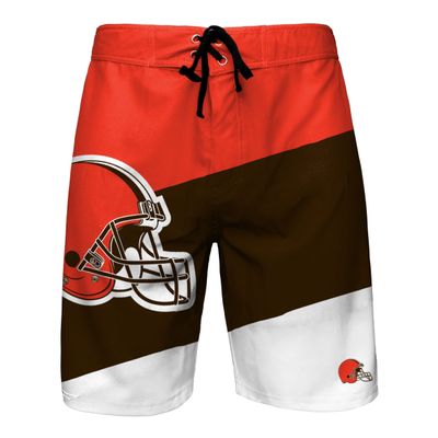Cleveland Browns NFL Mens Color Dive Boardshorts Version 2