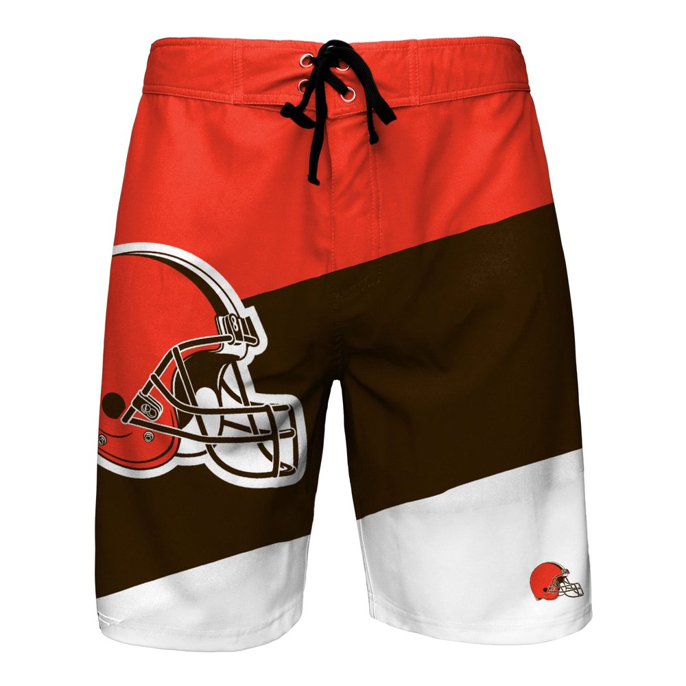 Cleveland Browns NFL Mens Color Dive Boardshorts Version 2