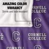 Cornell College Rams Blanket, 36"x58" Logo Pattern,Silky Touch Super Soft Throw Blanket 36" x 58" view 4
