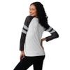 FOCO womens Nfl Team Logo Ladies Fashion Long Sleeve Henley Shirt, Big Logo, X-Large US view 2