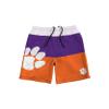 Clemson Tigers NCAA Mens 3 Stripe Big Logo Swimming Trunks view 4