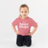 Olive Loves Apple Honey Bunny Easter Shirt for Baby and Toddler Youth Girls White on Mauve Shirt 18 Months view 3