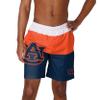 Auburn Tigers NCAA Mens 3 Stripe Big Logo Swimming Trunks view 2