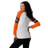 FOCO womens Nfl Team Logo Ladies Fashion Long Sleeve Henley Shirt, Big Logo, Small US view 2