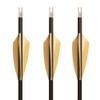 TAC Vanes Driver Hybrid Vanes, Archery & Bow Hunting, 100 Pack, 2.75" Tan view 2