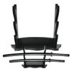 Munetoshi 3-Tier Solid Wood Table or Wall Mount Katana Sword Display Dragon Back Velvet view 1