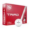 WILSON Staff Triad Golf Ball - 12 Balls, White view 1
