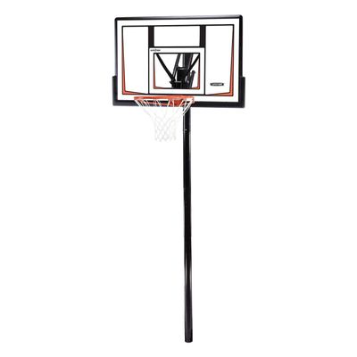 Lifetime 90679 Adjustable In-Ground Basketball Hoop, 50-Inch Shatterproof Polycarbonate Backboard