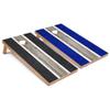 Dark Grey and Royal Striped Corn Hole Set - Regular - No Accessories view 1