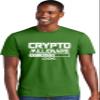 3X-Large Kelly Green Mens Crypto Millionaire Loading Bitcoin Ethereum Funny Deluxe Soft T-Shirt view 1