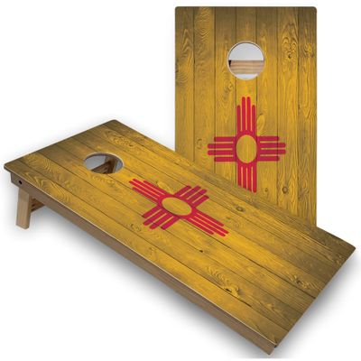 Skip's Garage New Mexico Flag Corn Hole Set - Regular - No Accessories