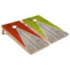Skip's Garage Orange and Lime Pyramid Corn Hole Set - Premium - Include Case + Hole Lights view 1