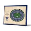 YouTheFan NCAA Yale Bulldogs 5-Layer StadiumView 3D Wall Art - Yale Bowl view 1