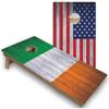 Skip's Garage Ireland & American Flag Corn Hole Set - Regular - Include Carrying Case view 1