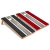 Dark Grey and Red Striped Corn Hole Set - Regular - Include Carrying Case view 1